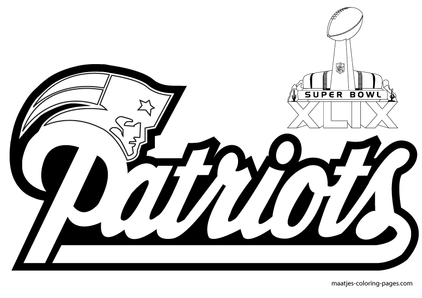 Free printable new england patriots super bowl xlix coloring pages coloring pages patriots color