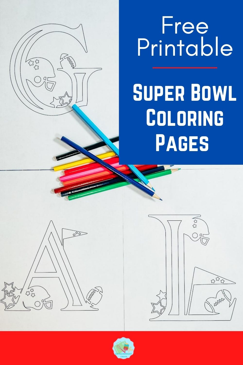 Free printable super bowl coloring pages abc â extraordinary chaos