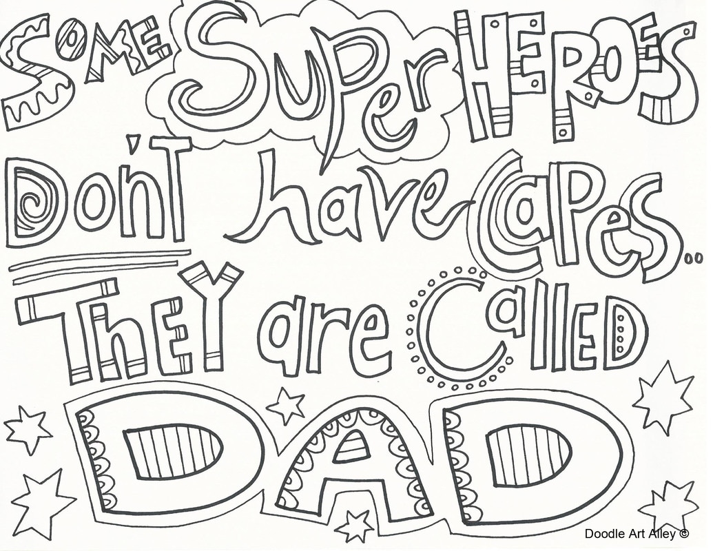 Fathers day coloring pages