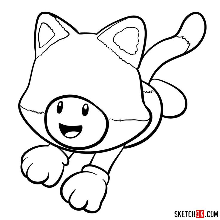 How to draw cat toad cat drawing drawings toad