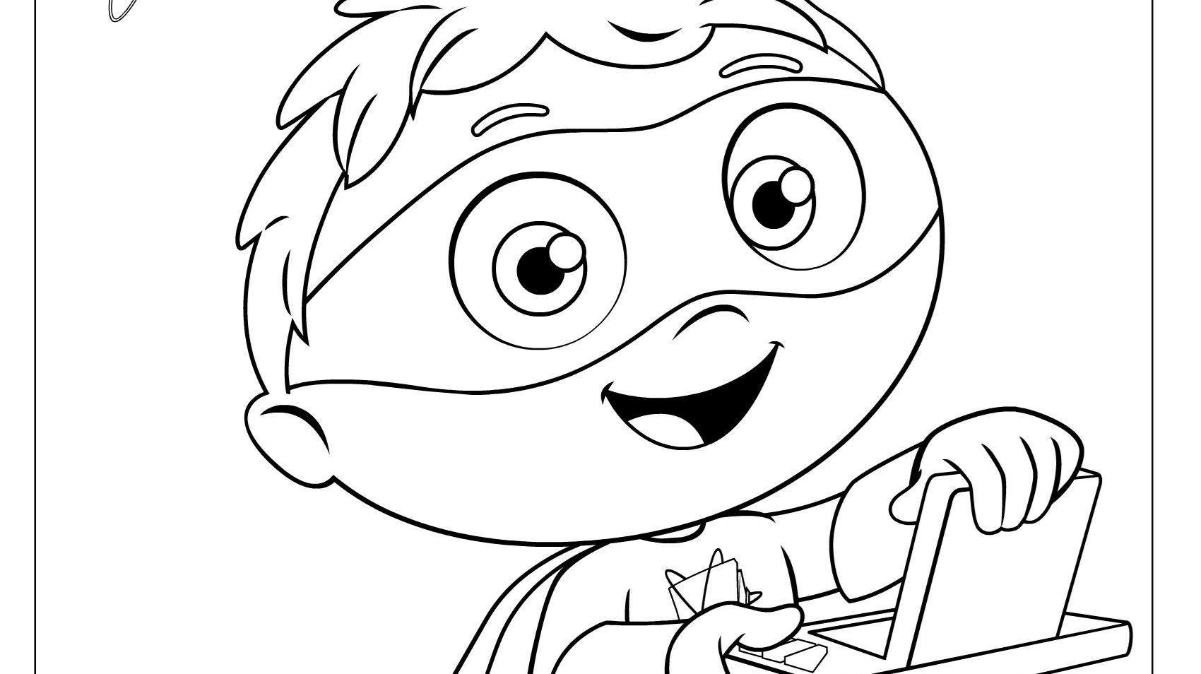 Super why coloring page kids coloring pages kids for parents