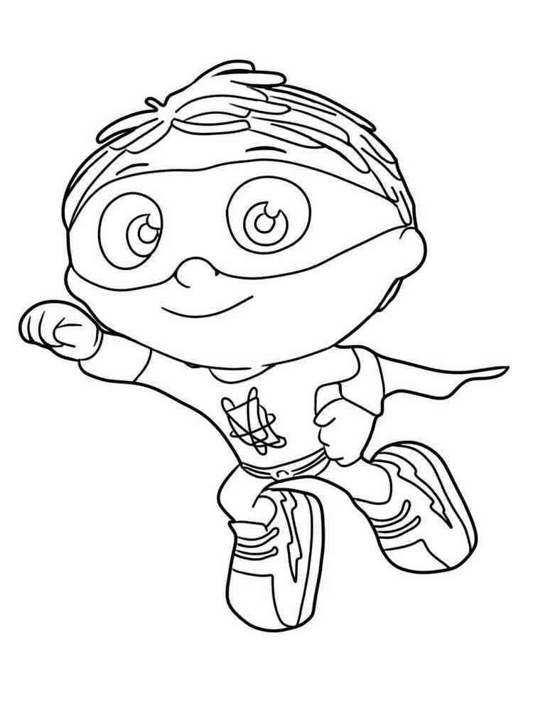 Super why coloring pages