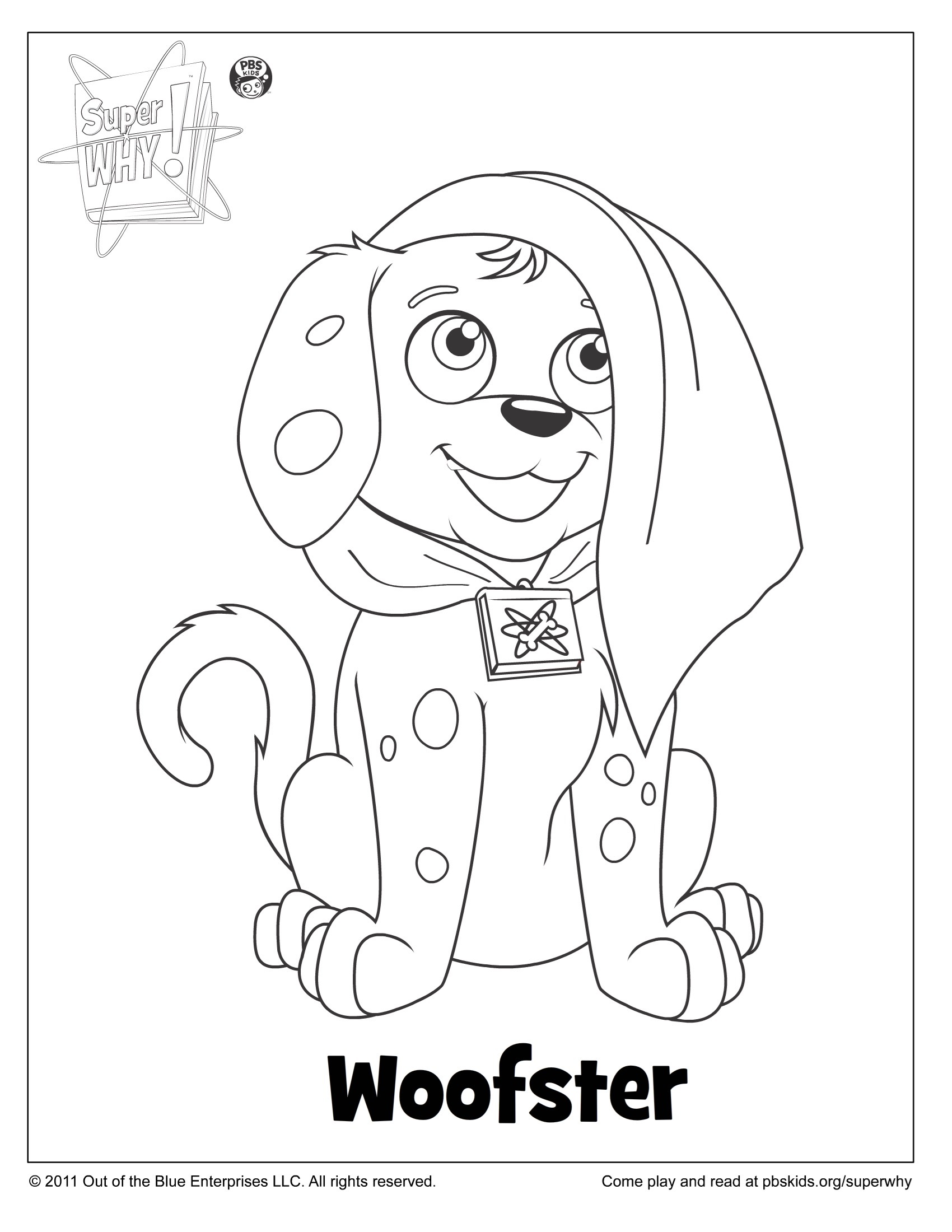 Woof woof coloring page kids coloring pages kids for parents