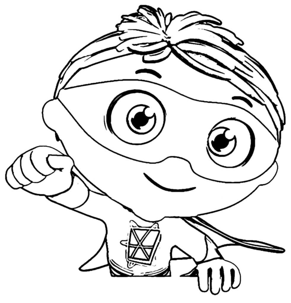 Super why coloring pages