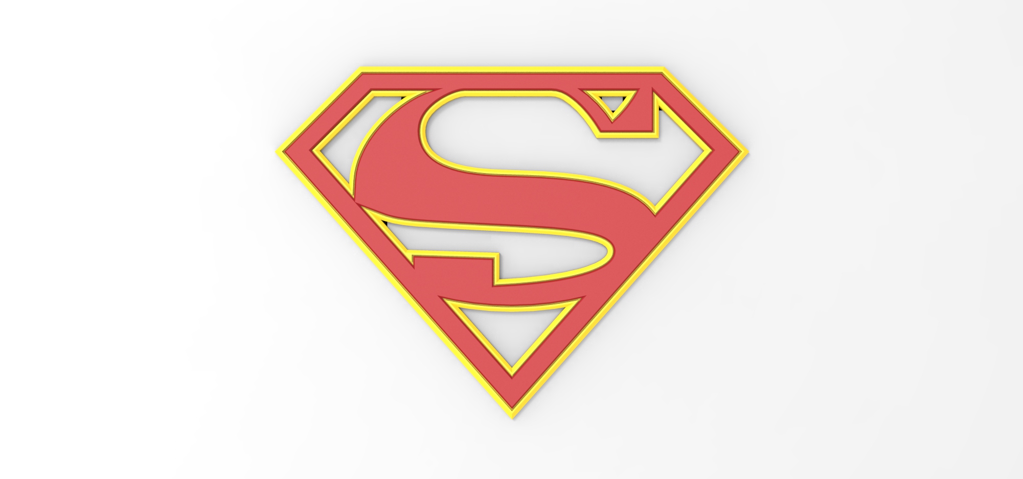 D file d printable supergirl emblem for cosplay costume ðãd printing model to downloadãcults