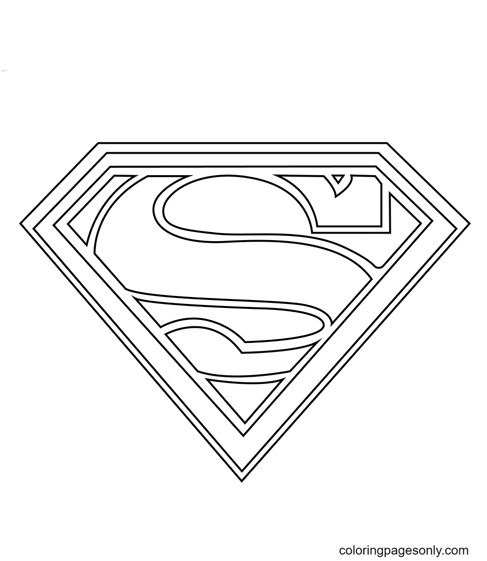 Superman coloring pages