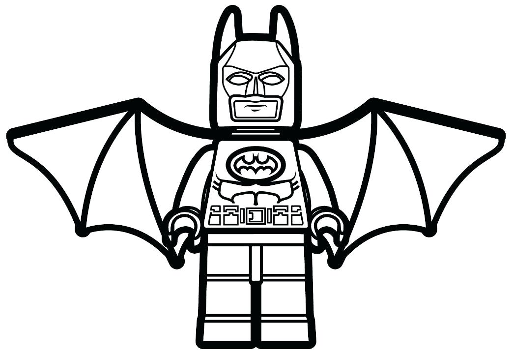 Lego superhero coloring pages