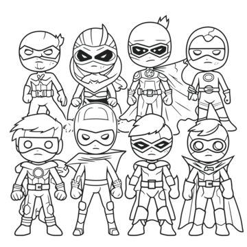 Super heroes drawing png transparent images free download vector files