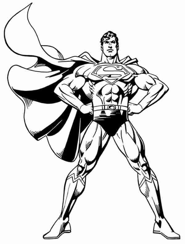 Best superman coloring pages for kids
