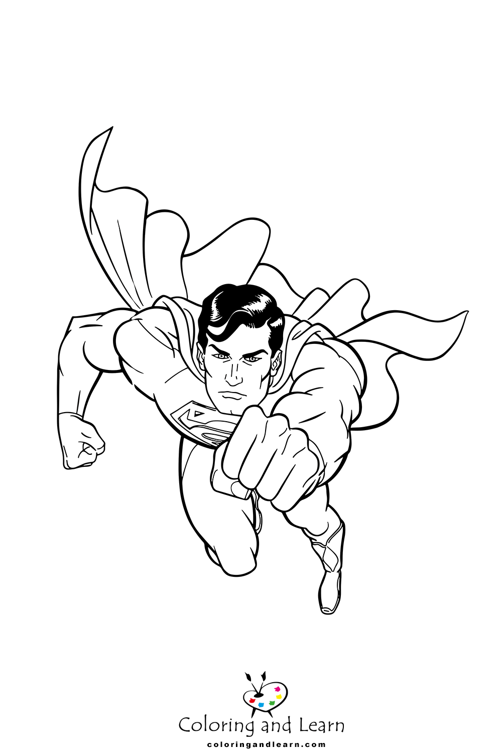 Superman coloring pages