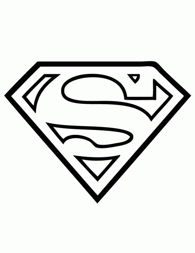 Superman logo coloring page coloring pages superman coloring pages superman logo superman symbol