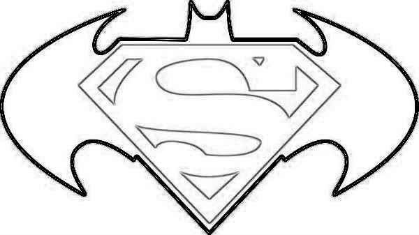 Superman symbol coloring pages for kids superman coloring pages batman coloring pages superman symbol