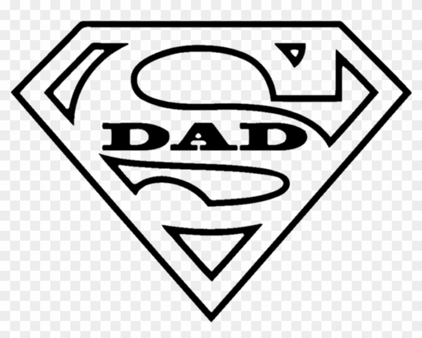 Superman logo colouring page png download