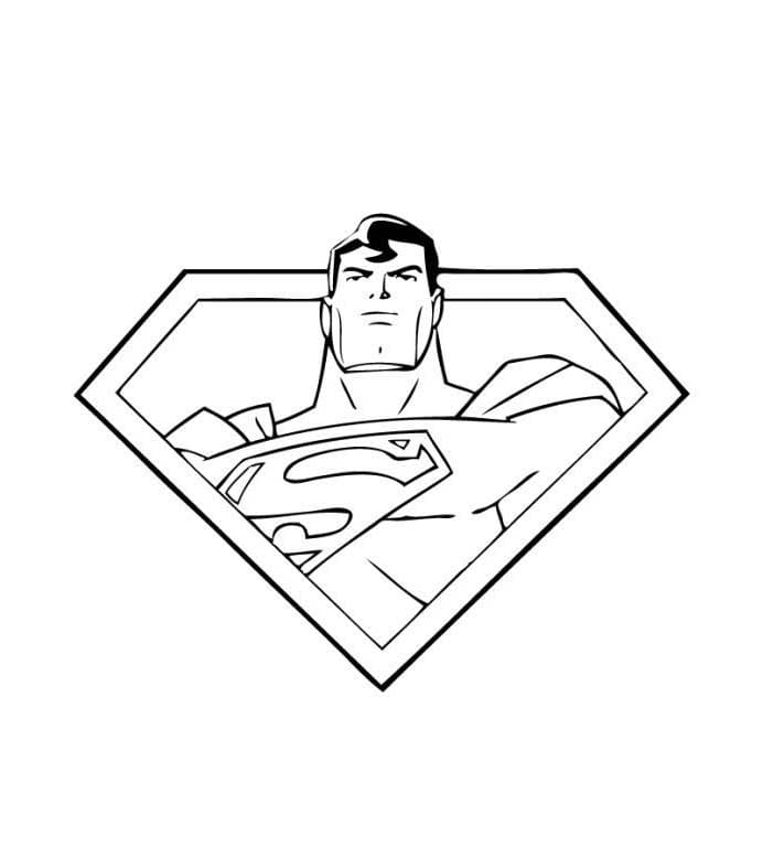 Superman coloring pages