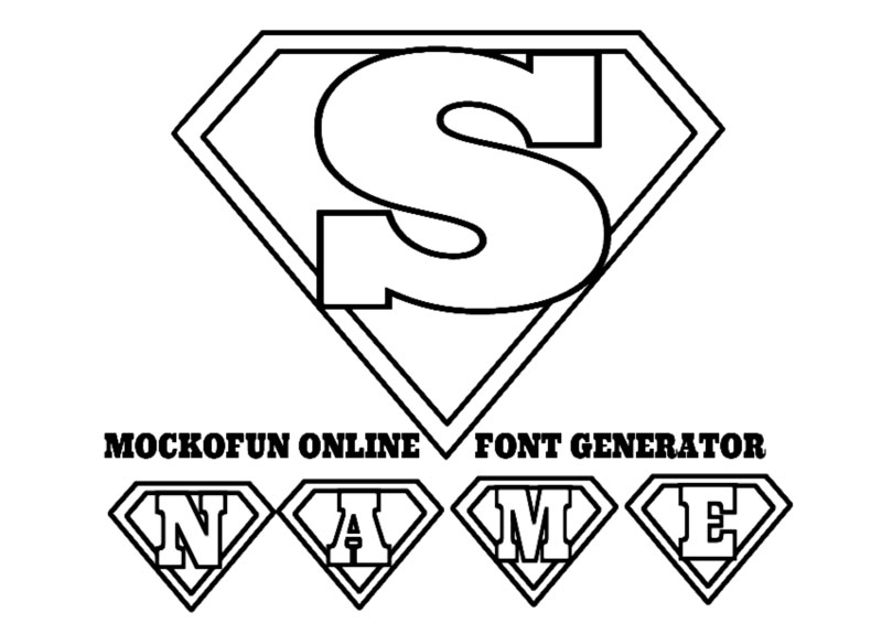 Ðfree superman font generator