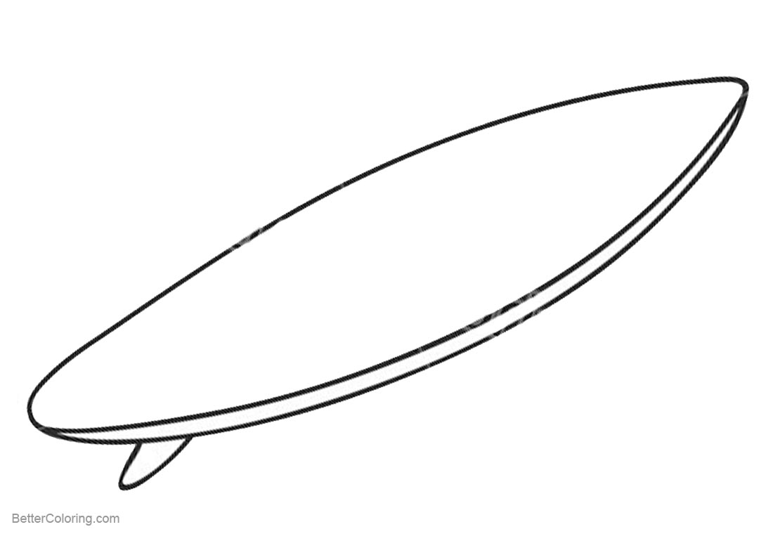 Free printable surfboard template printable