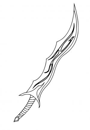 Free printable sword coloring pages sheets and pictures for adults and kids girls and boys