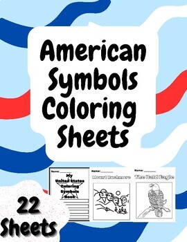 American symbols coloring pages