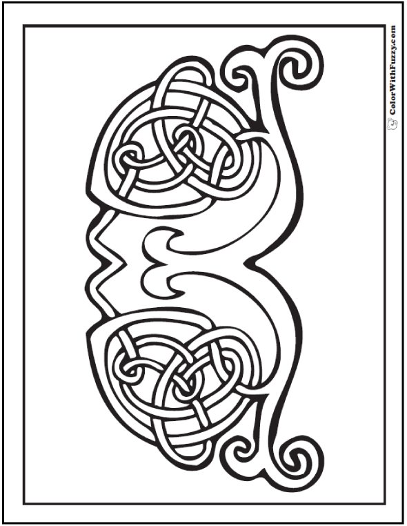 Celtic coloring pages â irish scottish gaelic kids adults pdf