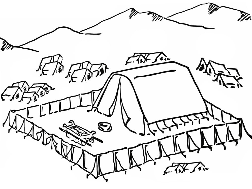 Free tabernacle coloring page