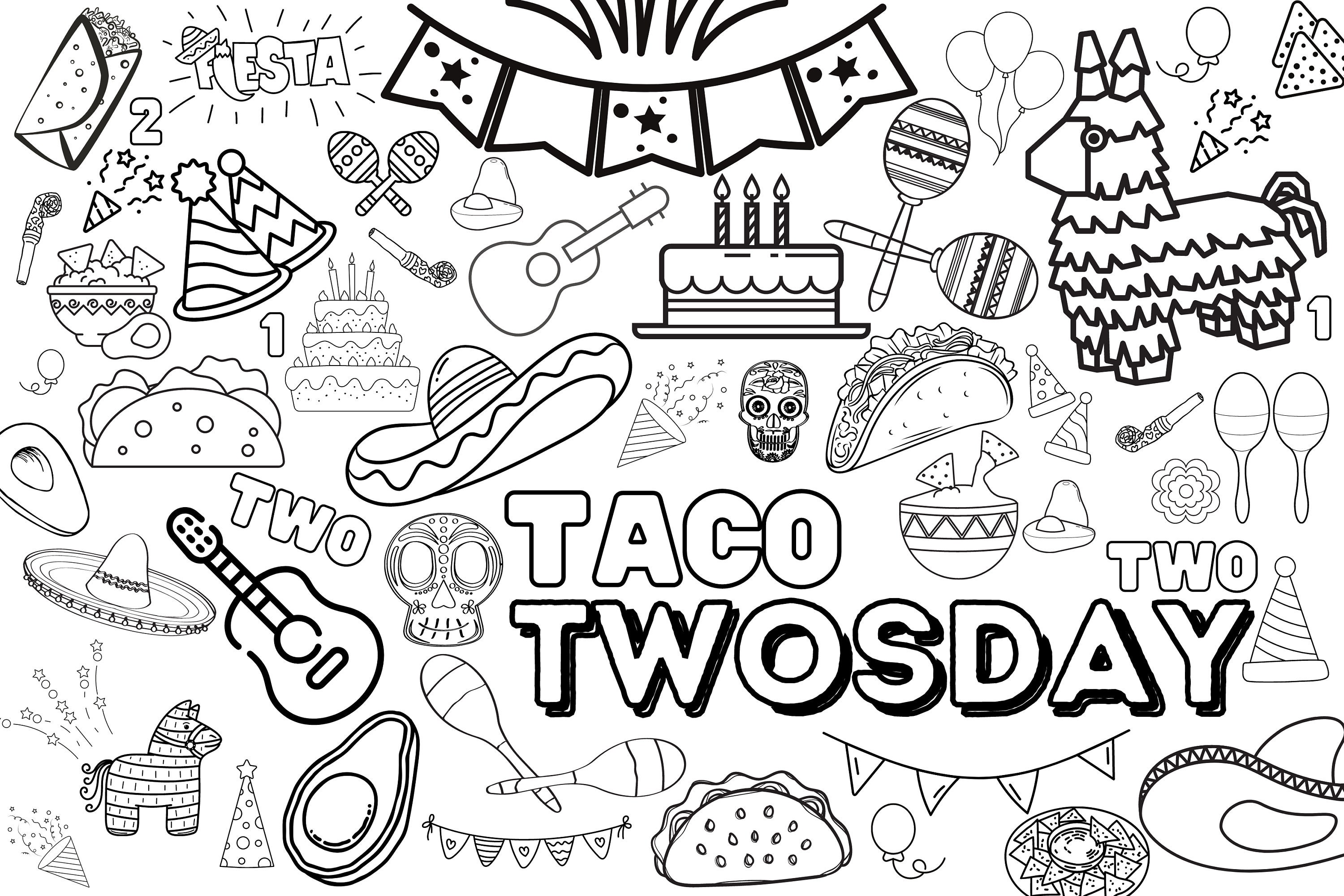 Taco coloring