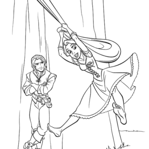 Tangled coloring pages printable for free download