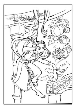 Printable tangled coloring pages collection for kids