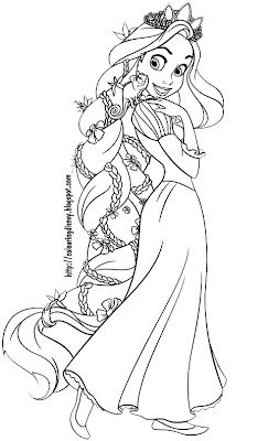 Disney coloring pages tangled coloring pages of rapunzel