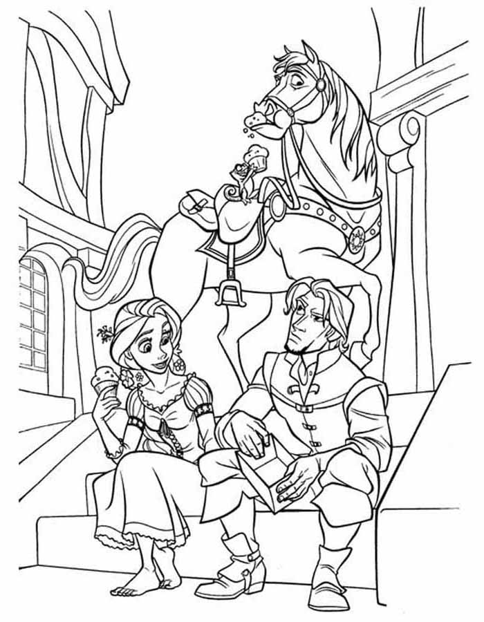 Rapunzel coloring pages free personalizable coloring pages