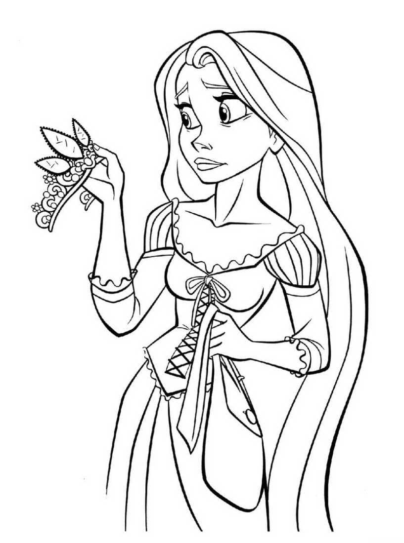 Tangled coloring pages by coloringpageswk on