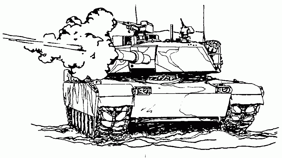 Tank coloring pages for kids