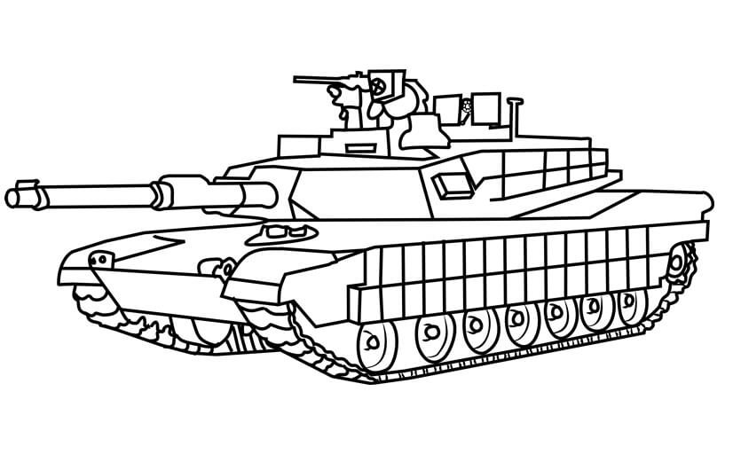 Tank coloring pages printable for free download