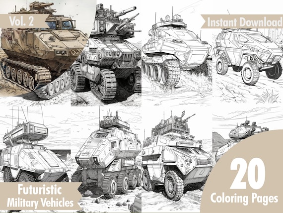 Military coloring enthusiasts tank coloring army coloring instant download printable coloring vehicle coloring digital