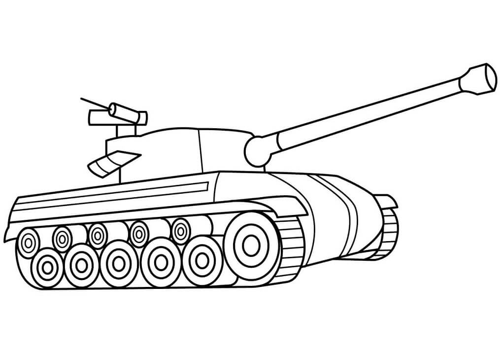 Army tank coloring pages