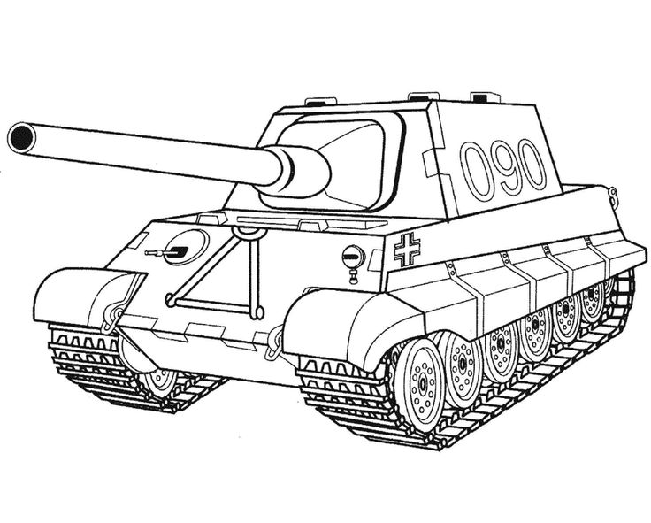 Tank coloring pages