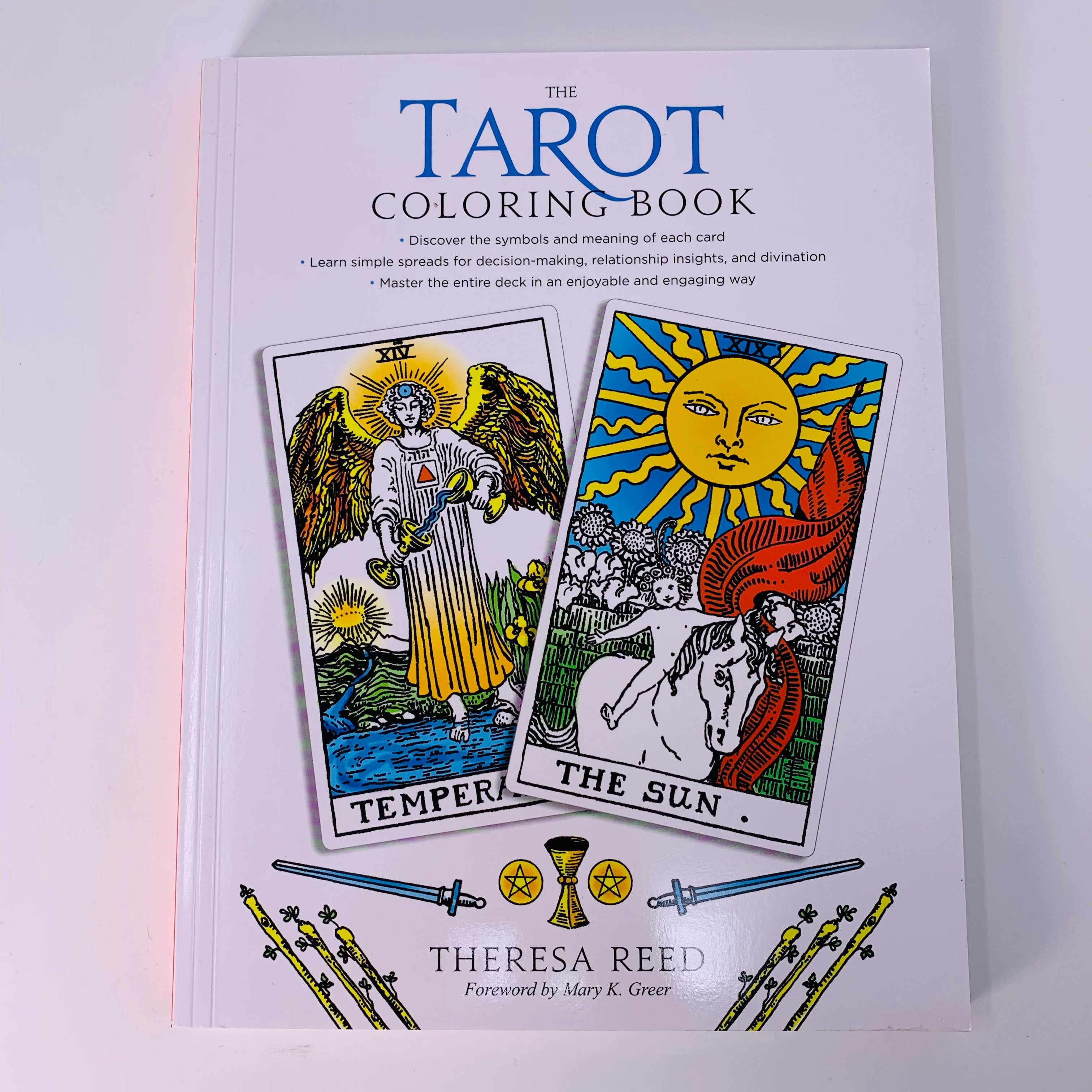 The tarot coloring book â green spirit