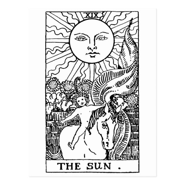 Tarot card sun zazzle the moon tarot card the sun tarot card tarot card tattoo