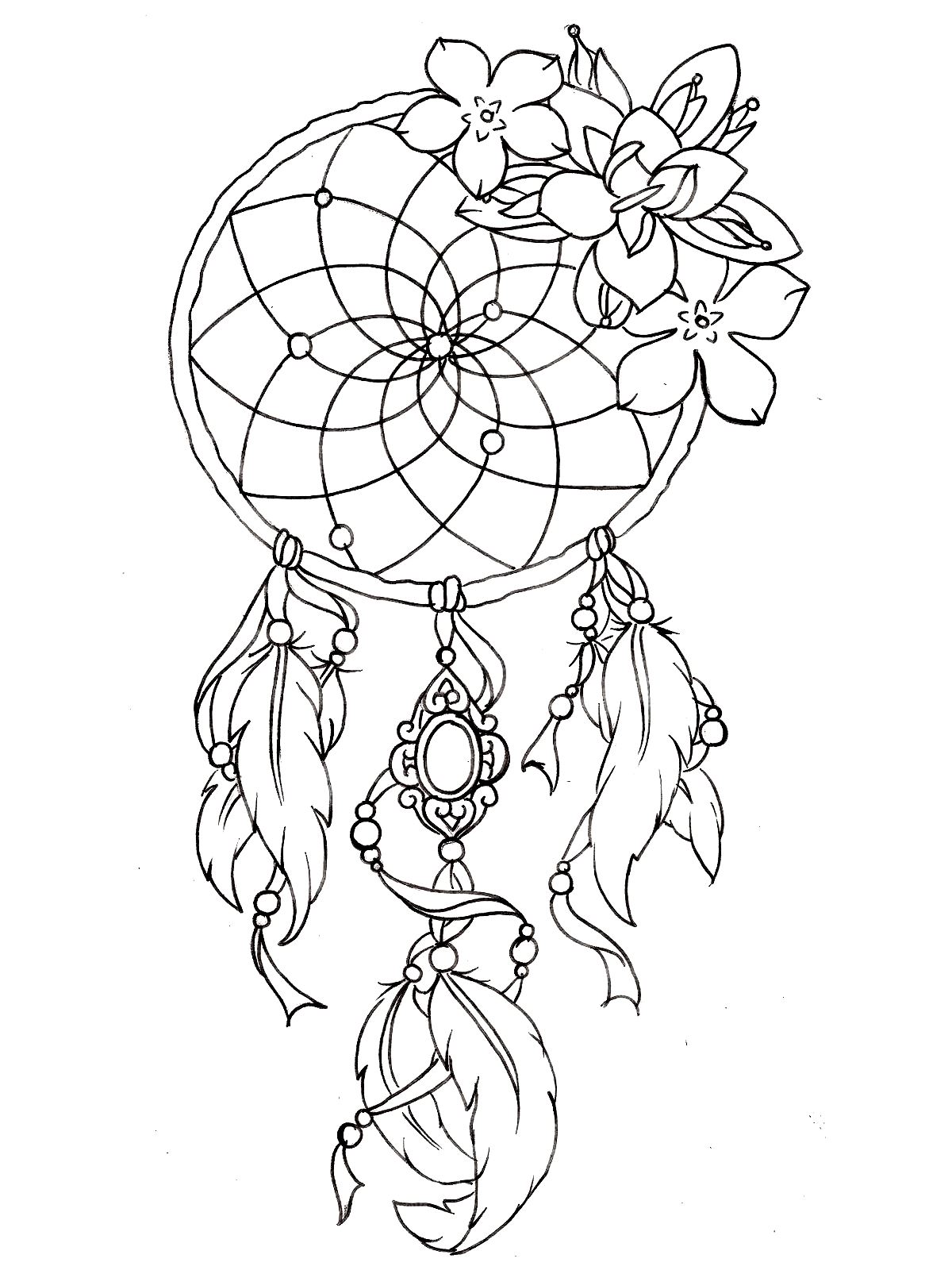 Dreamcatcher tattoo designs