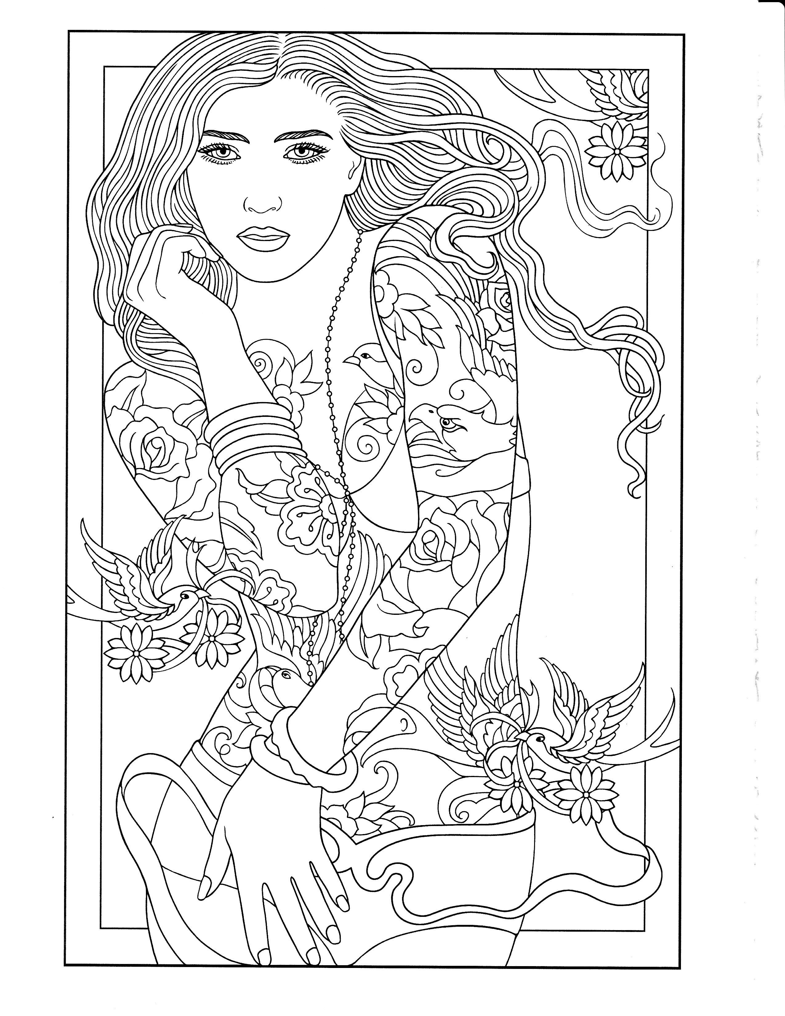 Printable coloring page designs coloring books tattoo coloring book coloring books