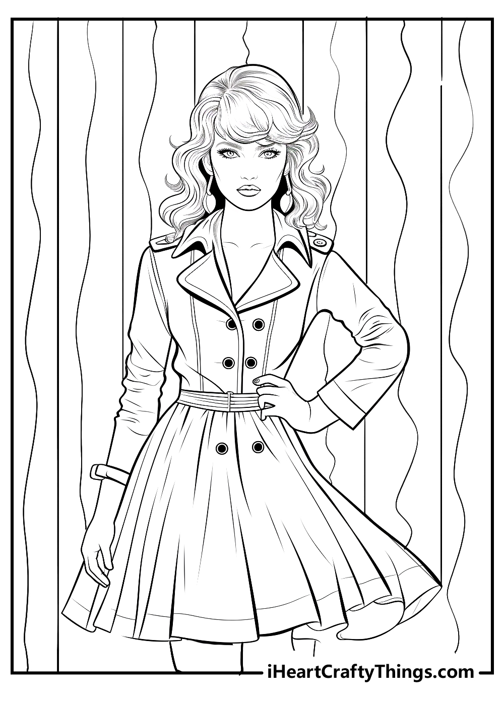 Printable taylor swift coloring pages updated