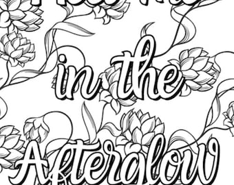 Taylor swift lyric colouring pages digital downloadprint at home