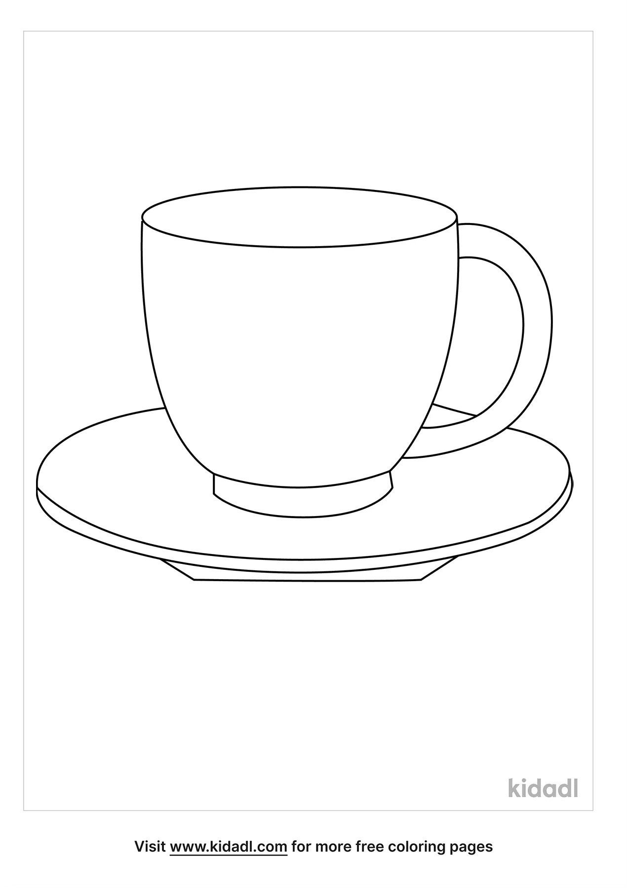 Free tea cup coloring page coloring page printables