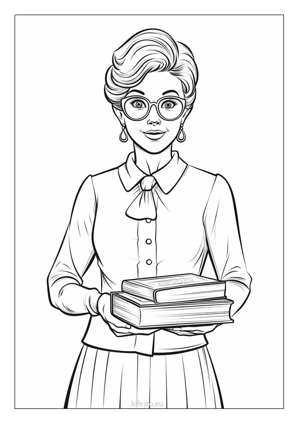 Teacher coloring pages printable coloring sheets