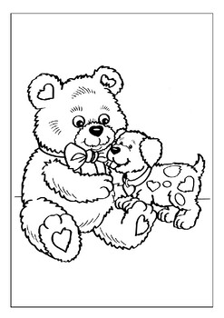 Printable teddy bear coloring pages collection a great gift for kids and adults