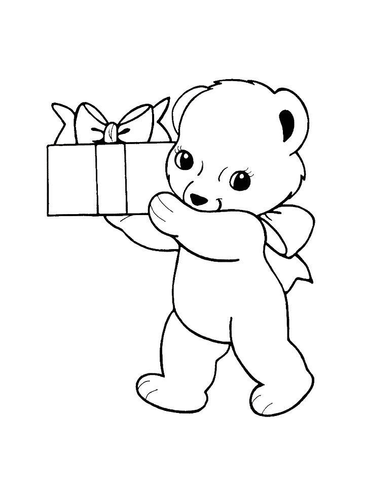 Coloring pages free printable teddy bear coloring pages