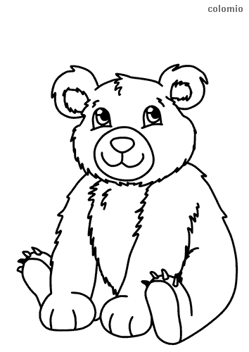 Bears coloring pages free printable bear coloring sheets