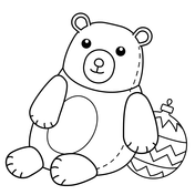 Teddy bear coloring pages free coloring pages