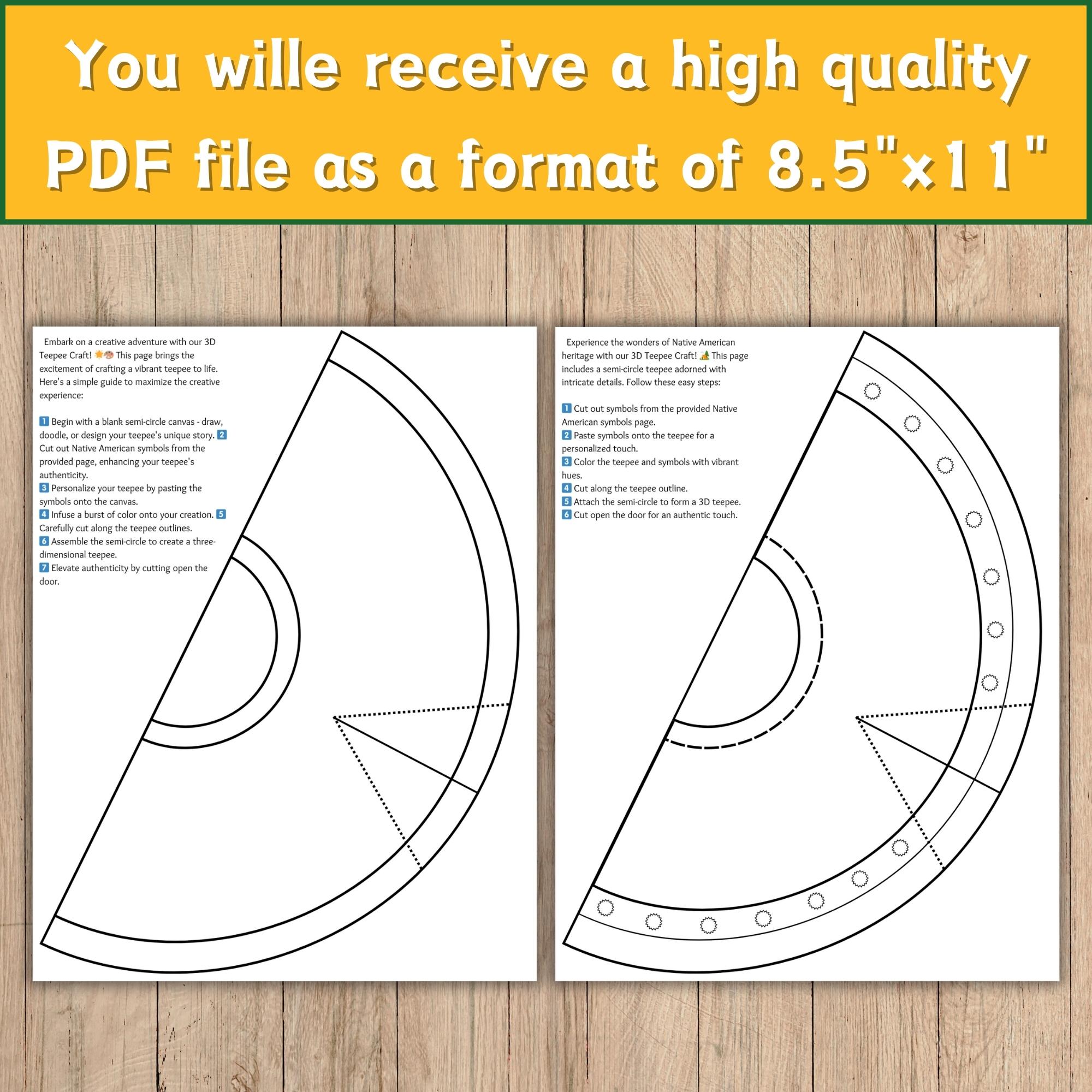 Build a d teepeetipi native americans craftsymbols design a teepee template scissor practice made by teachers