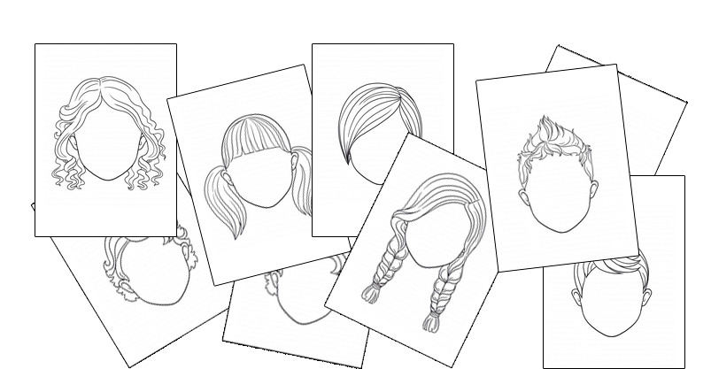 Face templates printables