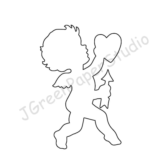 Printable cupid template